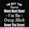 FN00076-I'm not the sweet mom next door I'm the crazy bitch down the street svg, png, dxf, eps file FN00076.jpg