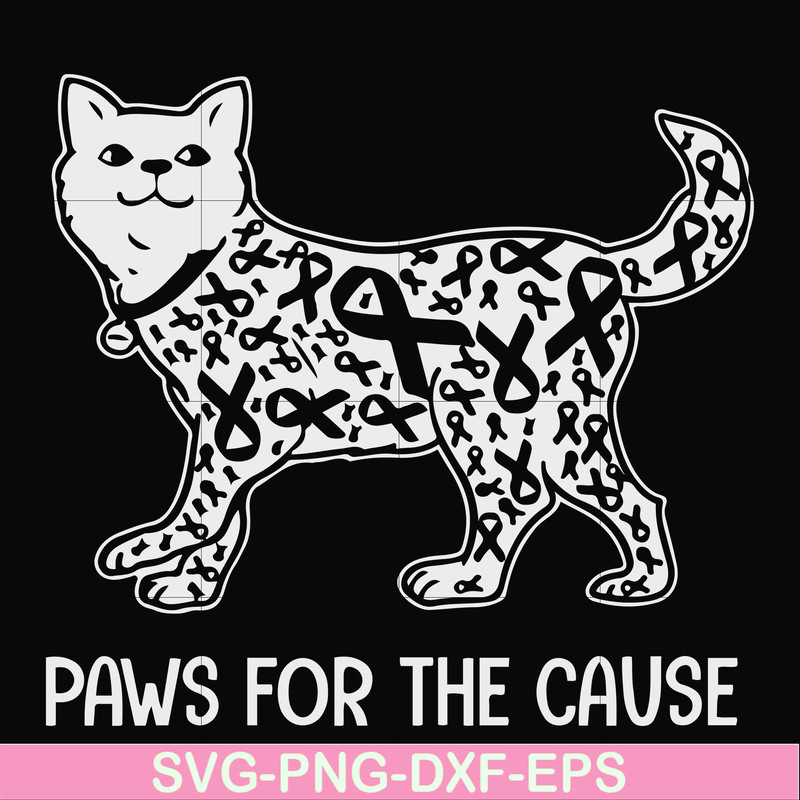 FN000963-Paws for the cause svg, png, dxf, eps file FN000963.jpg