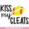 FN000982-Kiss my cleats svg, png, dxf, eps file FN000982.jpg