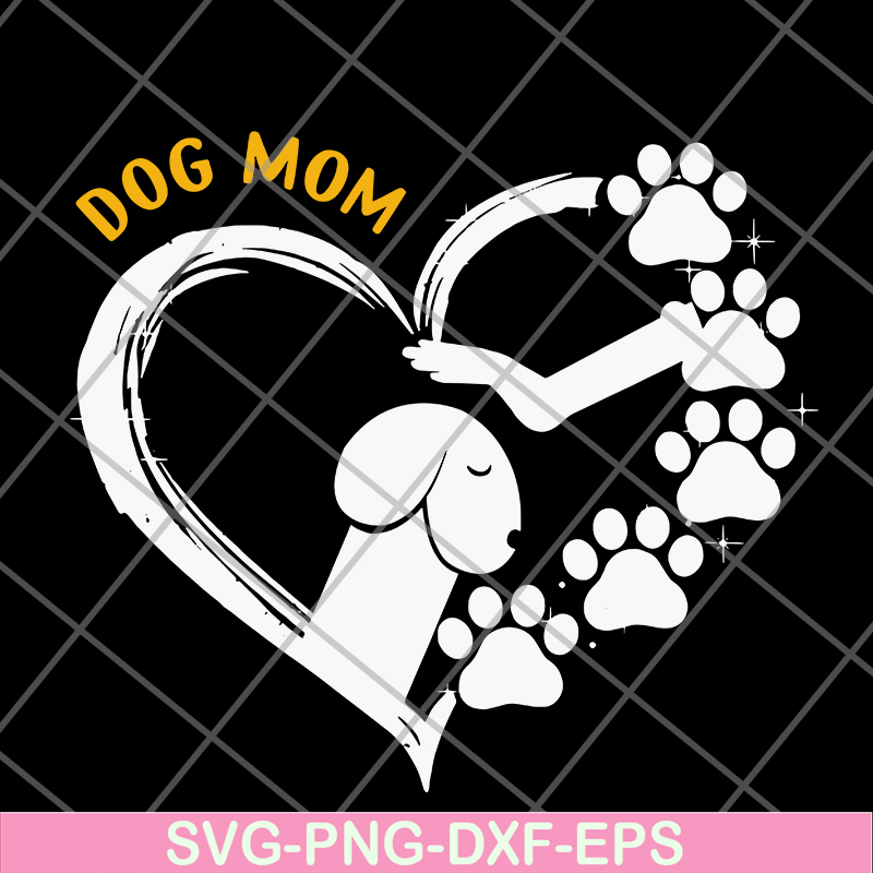 FN11062105-Dog mom paw heart funny svg, png, dxf, eps digital file FN11062105.jpg