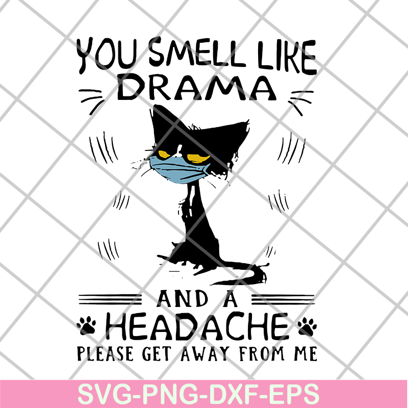 FN11062111-Black cat you smell svg, png, dxf, eps digital file FN11062111.jpg