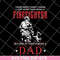 FTD03062108- Firefighter Dad & Son T Shirt Daddy Father's Day.jpg