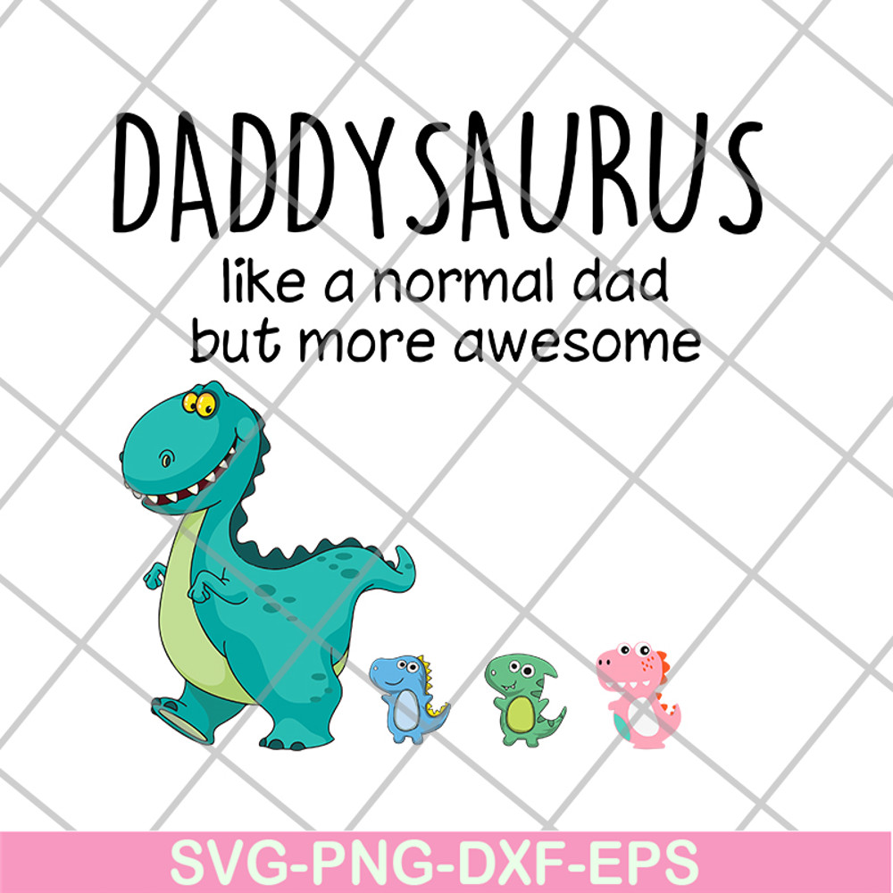 FTD10062114-Daddysaurus and kids svg, png, dxf, eps digital file FTD10062114.jpg