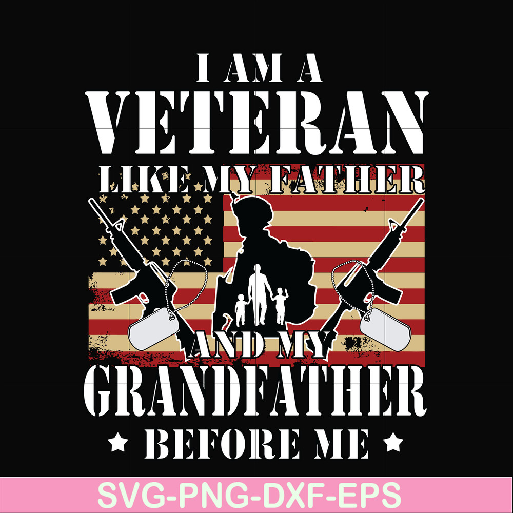 FTD118-I am a veteran svg, png, dxf, eps, digital file FTD118.jpg