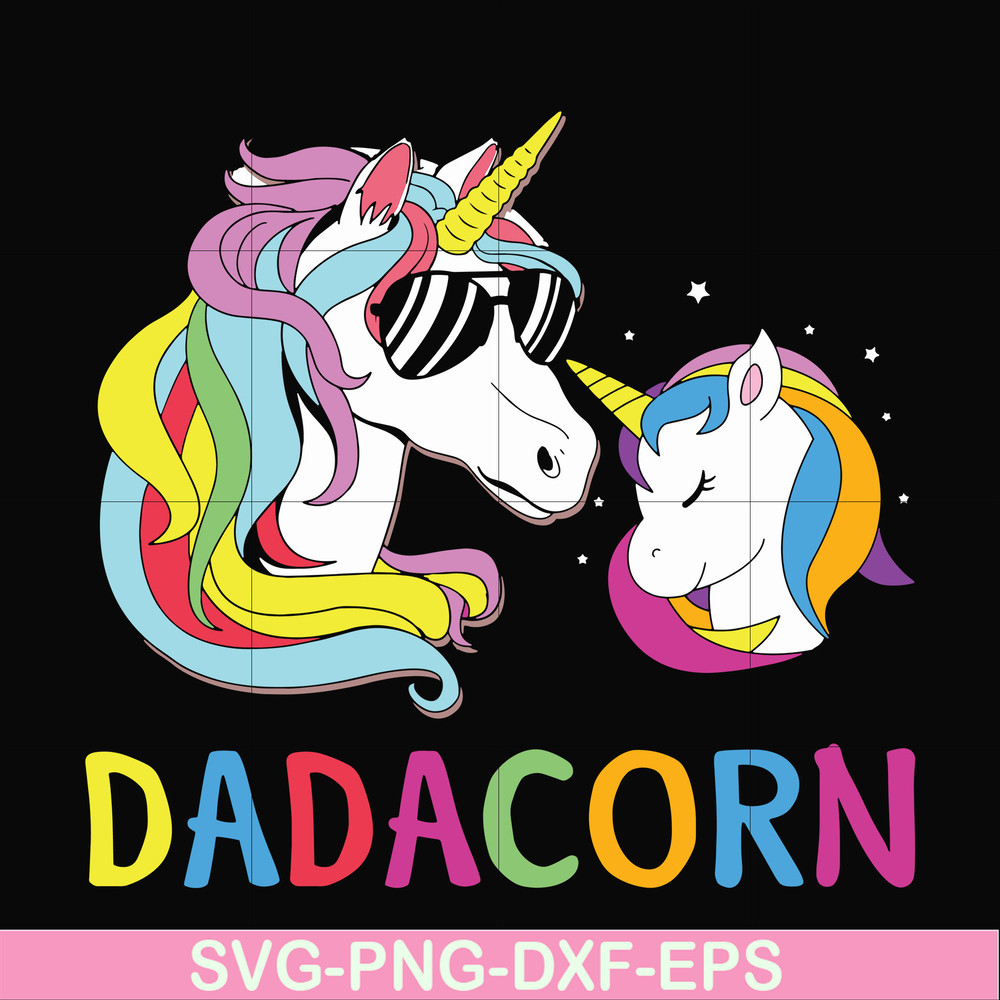 FTD123-Dadacorn svg, png, dxf, eps, digital file FTD123.jpg