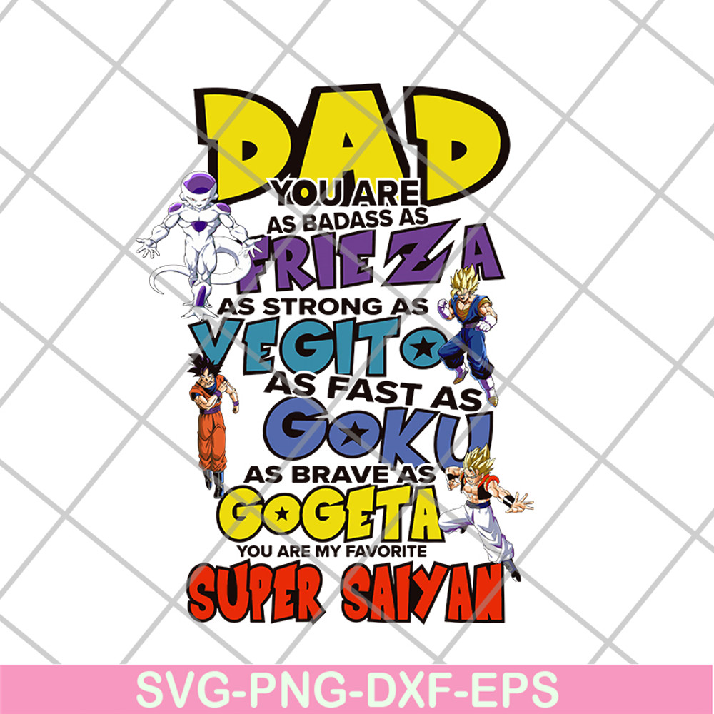 FTD21052107-Dragon Ball Z inspired My Favorite Dad or Favourite Fathers day or Birthday svg, png, dxf, eps digital file FTD21052107.jpg