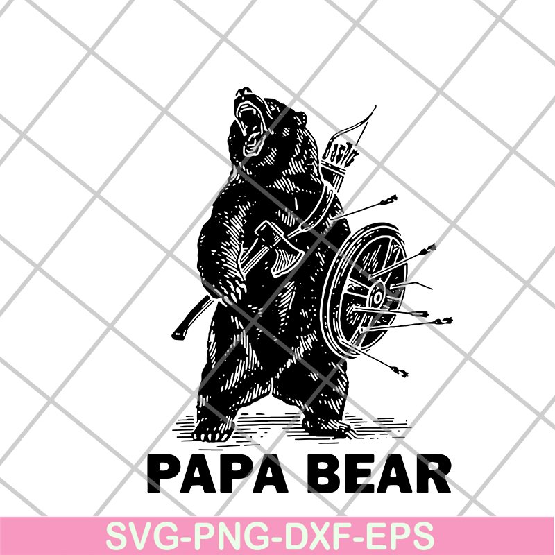 FTD24052106- papa bear svg, png, dxf, eps digital file FTD24052106.jpg