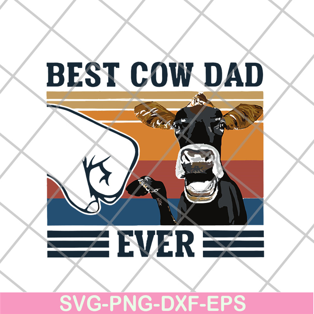 FTD24052122-best cow dad ever svg, png, dxf, eps digital file FTD24052122.jpg