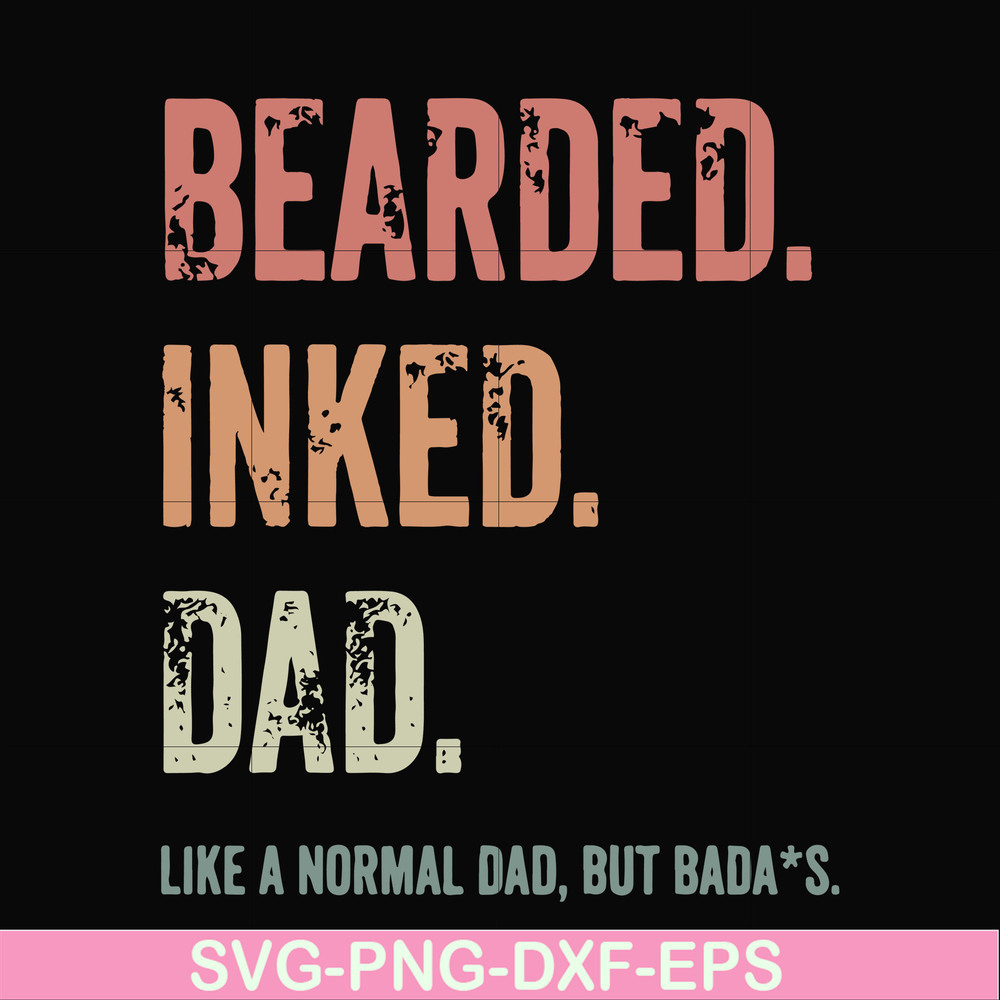 FTD25-beared inked dad svg, png, dxf, eps, digital file FTD25.jpg