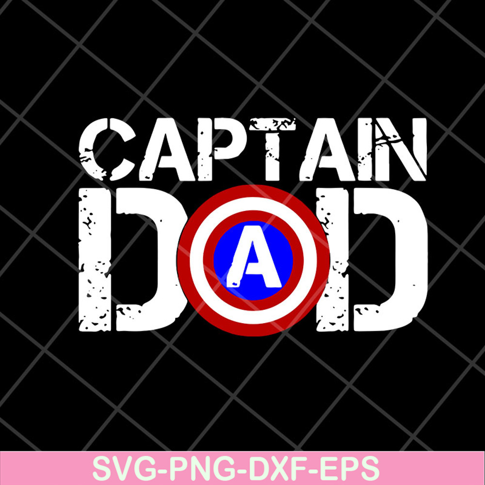 FTD28042112-Captain dad svg, Fathers day svg, png, dxf, eps digital file FTD28042112.jpg