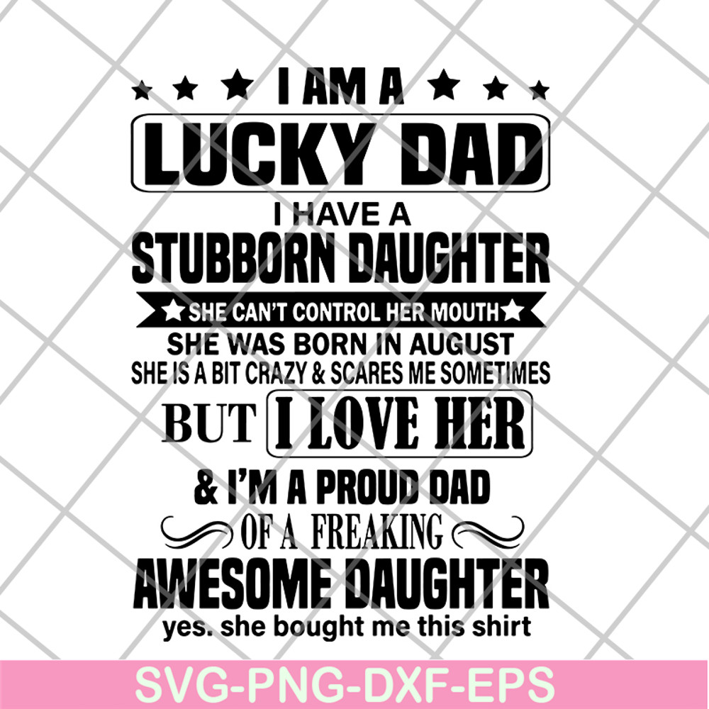 FTD28052121-I am lucky dad svg, png, dxf, eps digital file FTD28052121.jpg