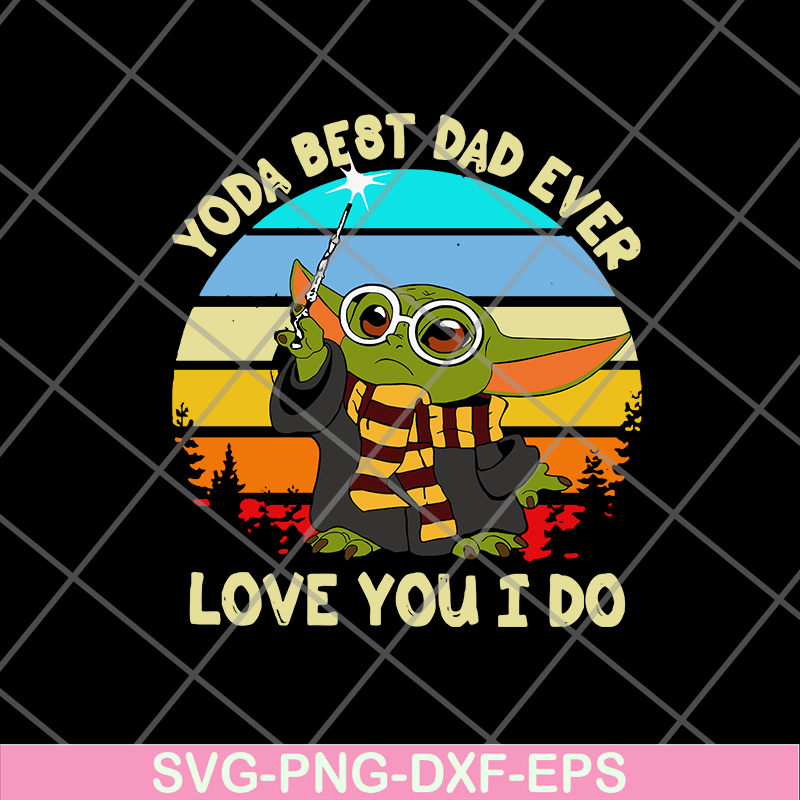 FTD29052138- Star wars baby yoda best dad ever svg, png, dxf, eps digital file FTD29052138.jpg
