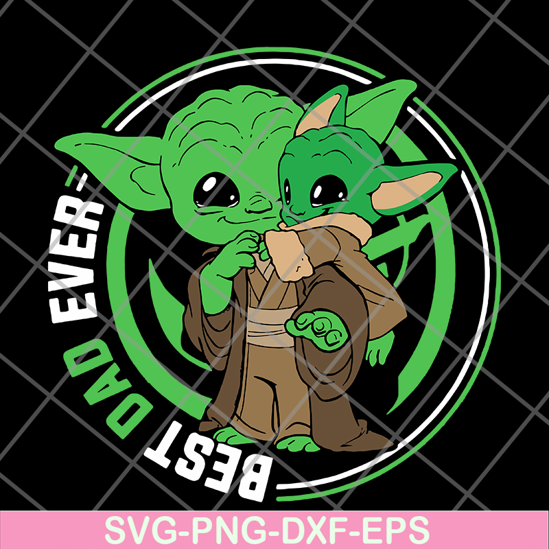FTD29052143-Yoda and baby yoda best dad ever svg, png, dxf, eps digital file FTD29052143.jpg