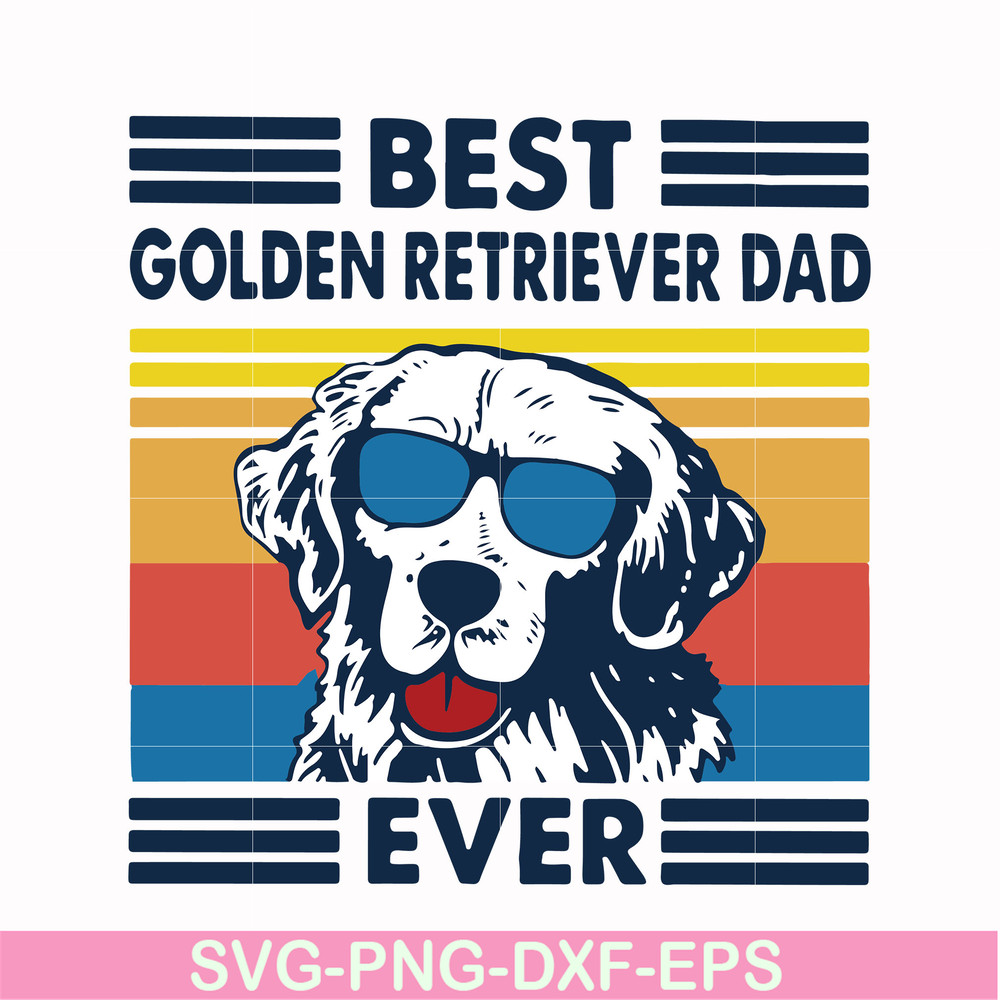 FTD30-Best golden retriever dad ever svg, png, dxf, eps, digital file FTD30.jpg