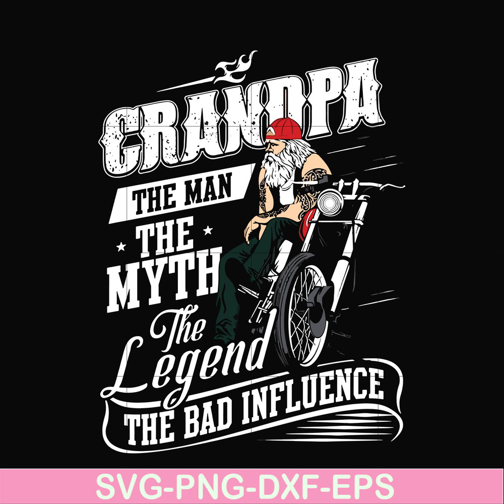 FTD47-Grandpa the man the myth the legend svg, png, dxf, eps, digital file FTD47.jpg