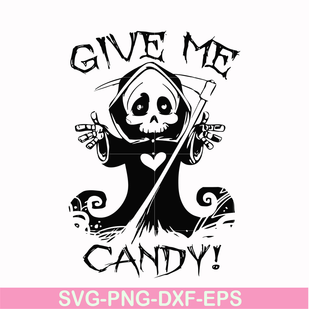HLW0012-give me candy svg, halloween svg, png, dxf, eps digital file HLW0012.jpg