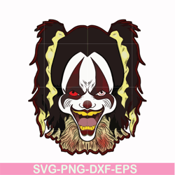 clown svg, halloween svg, png, dxf, eps digital file hlw0016
