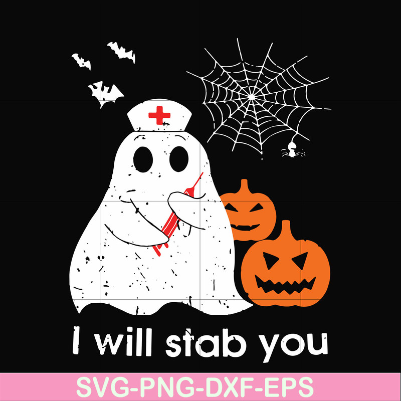 HLW0102-I will stab you svg, png, dxf, eps, digital file HLW0102.jpg