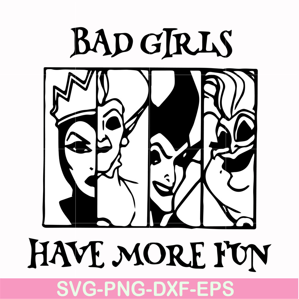 HLW0135-bad girls have more fun svg, png, dxf, eps digital file HLW0135.jpg