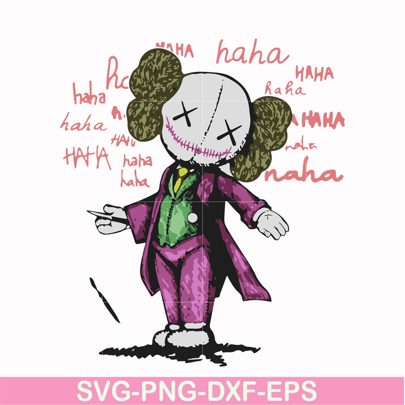 HLW0148-kaws x joker haha svg, png, dxf, eps digital file HLW0148.jpg