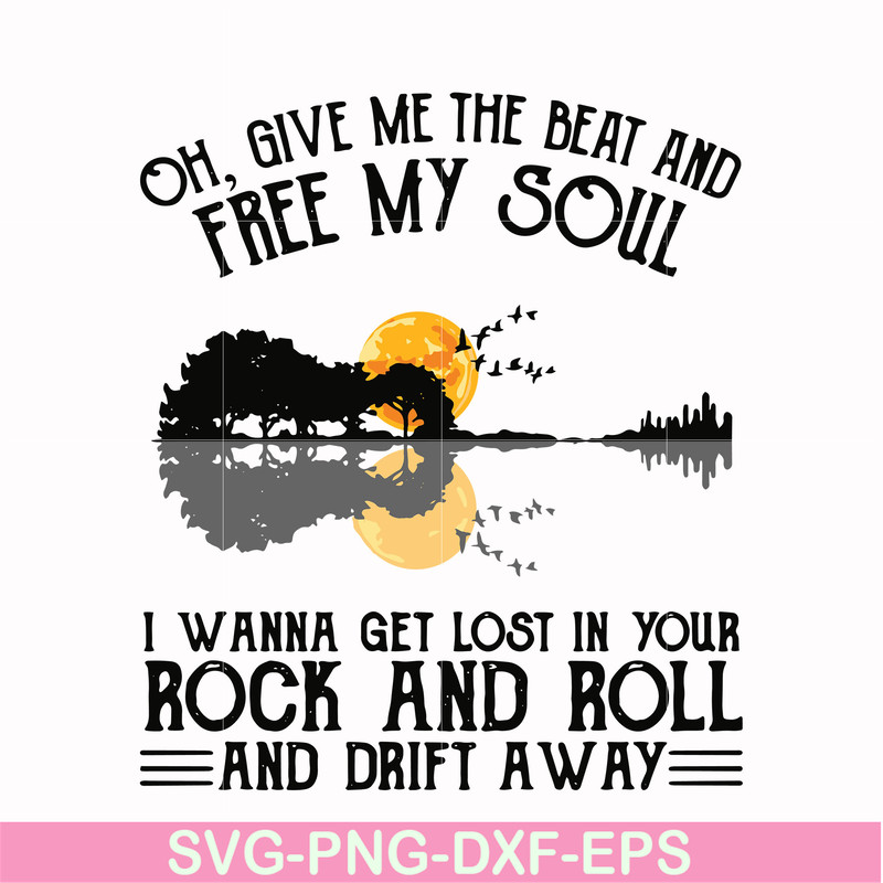 HLW0166-Give me the beat and free my soul svg, png, dxf, eps digital file HLW0166.jpg