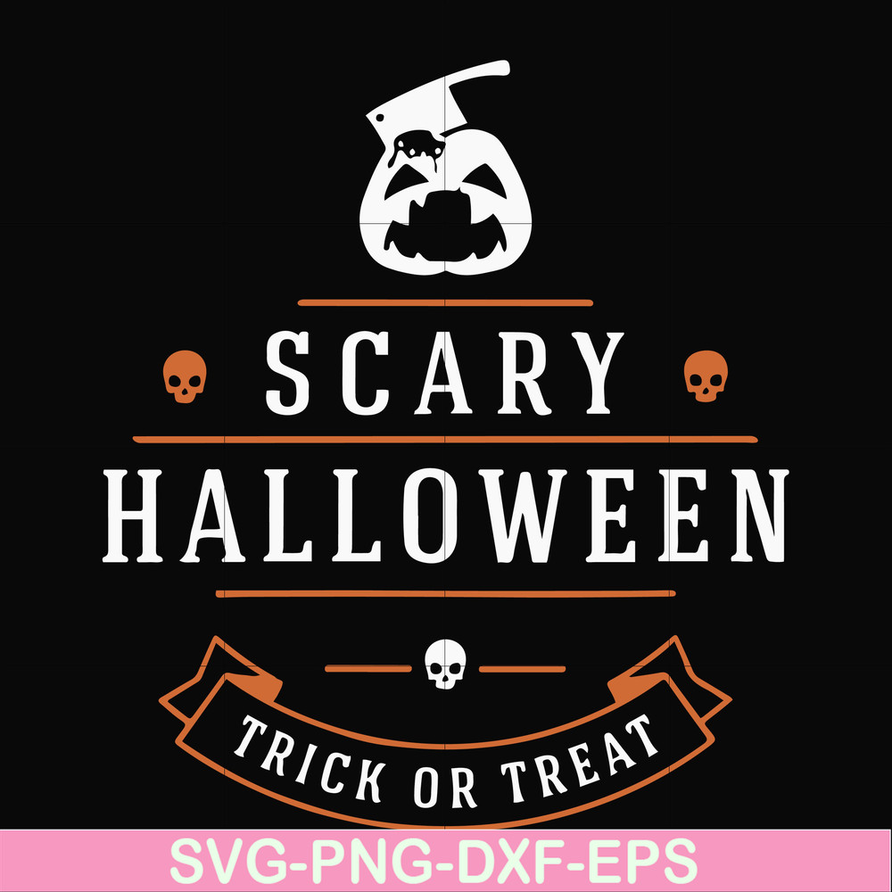 HLW17072013-Scary halloween trick or treat svg, png, dxf, eps digital file HLW17072013.jpg