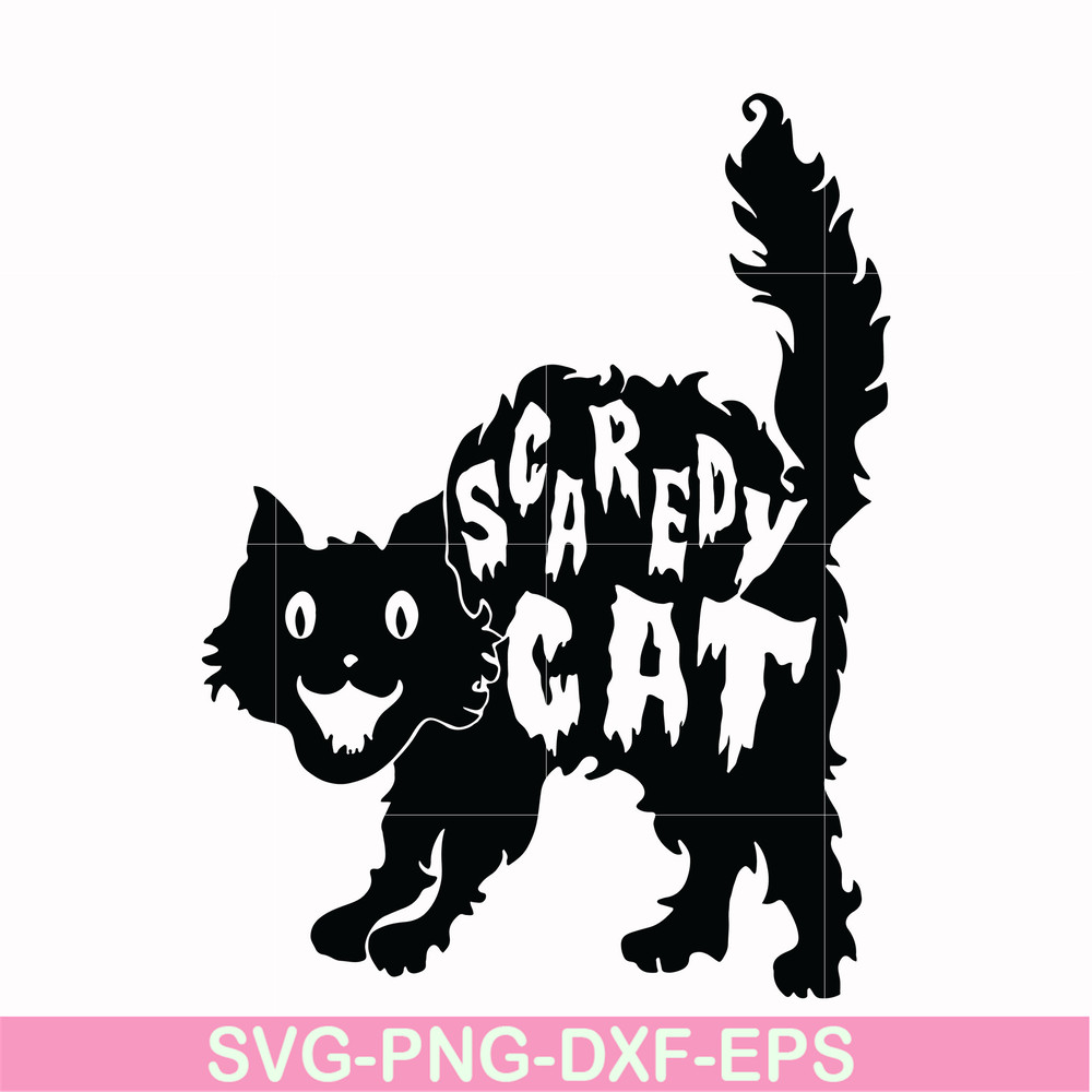 HLW17072014-Scaredy cat svg, png, dxf, eps digital file HLW17072014.jpg