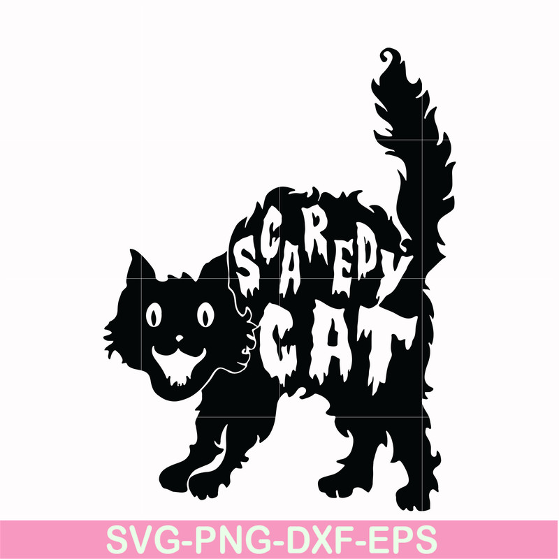 HLW17072014-Scaredy cat svg, png, dxf, eps digital file HLW17072014.jpg