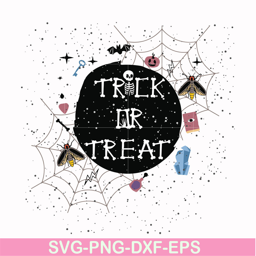 HLW17072017-Trick or treat svg, png, dxf, eps digital file HLW17072017.jpg