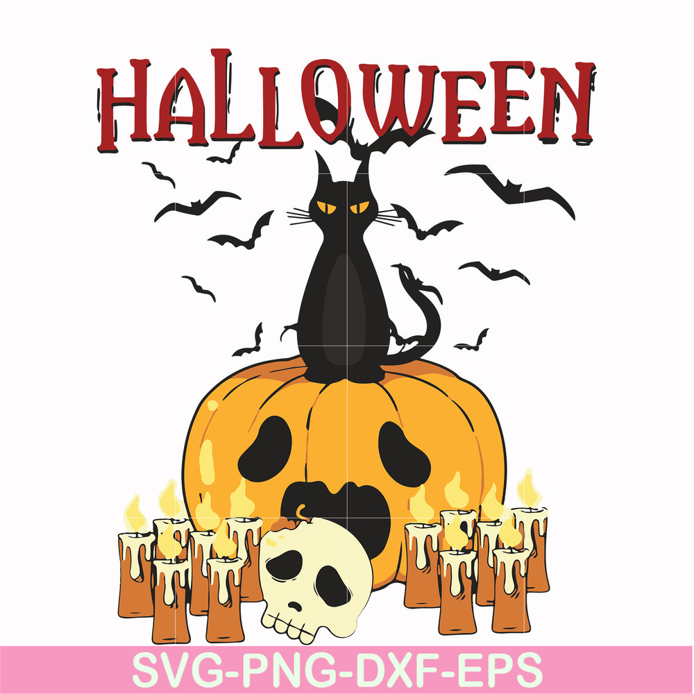 HLW17072020-Cat halloween svg, png, dxf, eps digital file HLW17072020.jpg