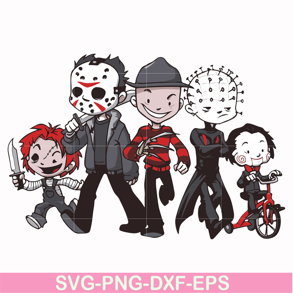 HLW2307205-Scary Friends Horror svg, Halloween svg, png, dxf, eps digital file HLW2307205.jpg