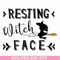 HLW24072022-Resting witch face svg, halloween svg, png, dxf, eps digital file HLW24072022.jpg
