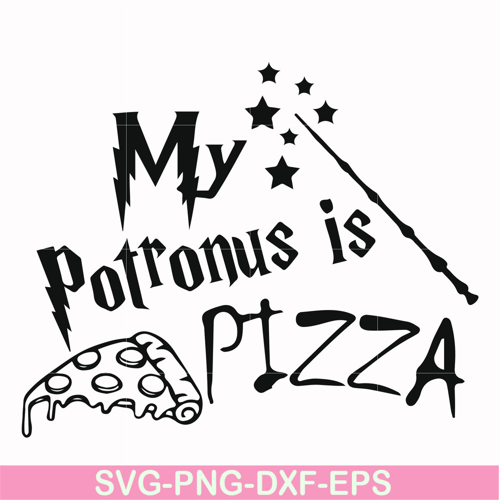 HRPT00012-My potronus is pizza svg, png, dxf, eps file HRPT00012.jpg