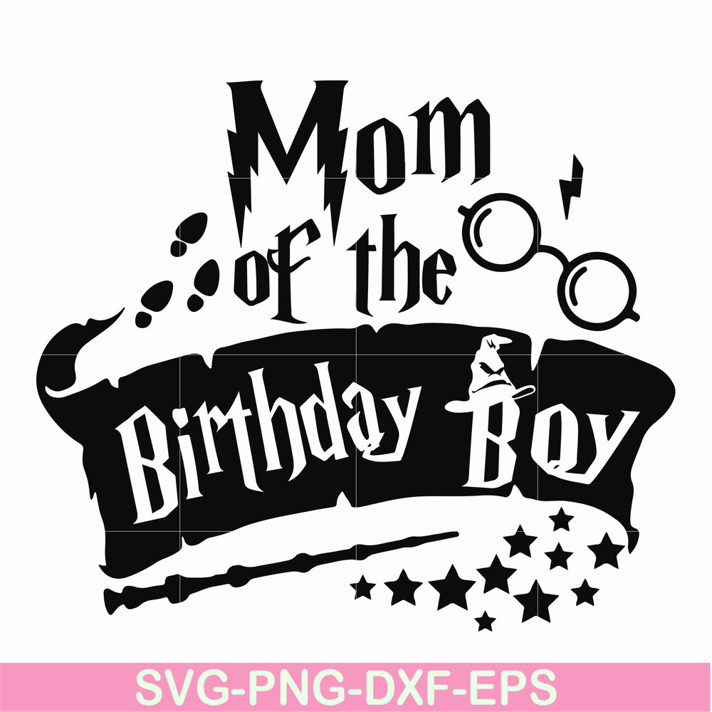 HRPT00016-Mom of the birthday boy svg, png, dxf, eps file HRPT00016.jpg