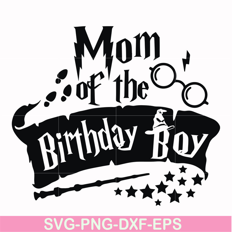 HRPT00016-Mom of the birthday boy svg, png, dxf, eps file HRPT00016.jpg