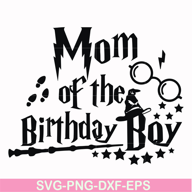 HRPT00017-Mom of the birthday boy svg, png, dxf, eps file HRPT00017.jpg