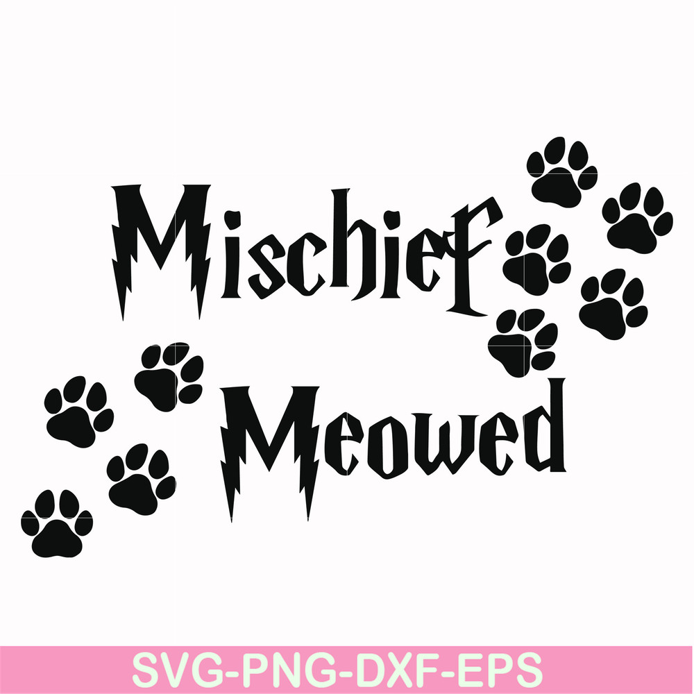 HRPT00018-Mischief meowed svg, png, dxf, eps file HRPT00018.jpg
