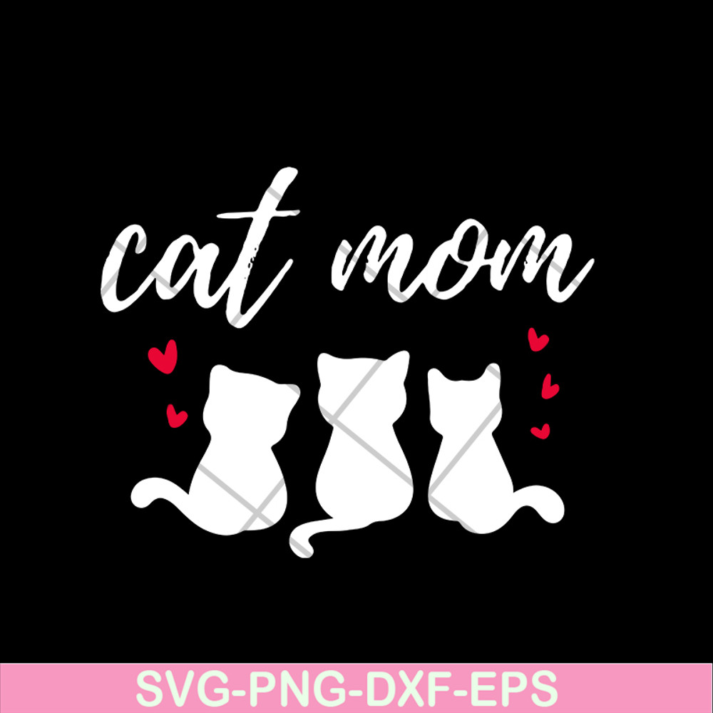 MTD03042111-Cat mom svg,Mother's day svg, eps, png, dxf digital file MTD03042111.jpg
