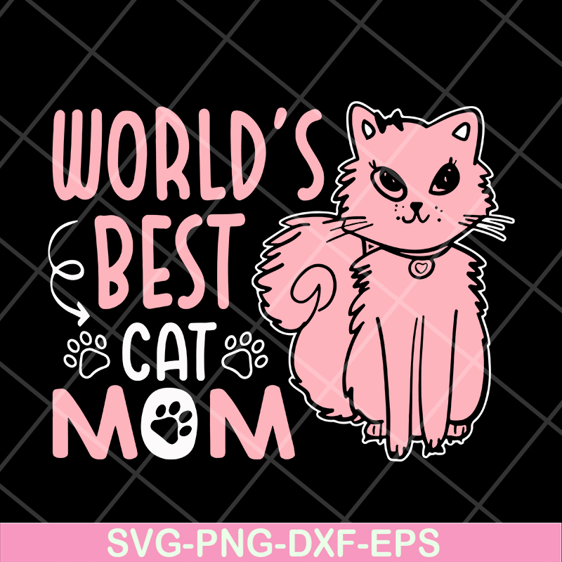 MTD13042123-World's bets cat mom svg, Mother's day svg, eps, png, dxf digital file MTD13042123.jpg