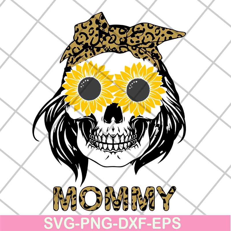 MTD13042133-Mommy skull svg, Mother's day svg, eps, png, dxf digital file MTD13042133.jpg