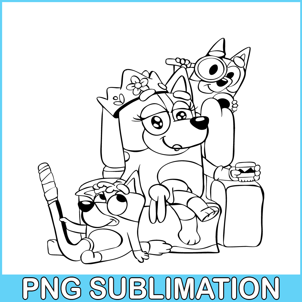 BL22112323-Cute Bluey Design SVG PNG DXF EPS Bluey Cartoon SVG Bluey SVG.png