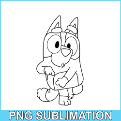 dancing bingo line png bingo png bluey bingo png