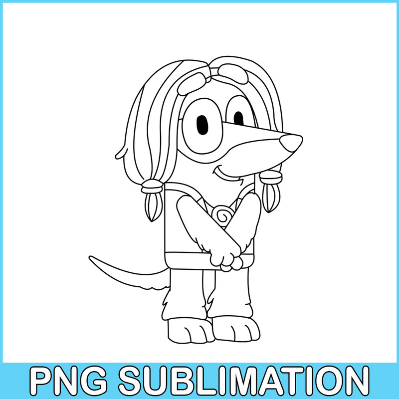 BLP22112361-Indy Line PNG Indy Bluey PNG Bluey Characters PNG.png