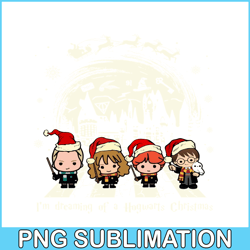i'm dreaming of a hogwarts christmas svg