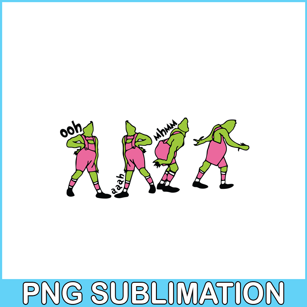 CRM13112338-Grinch Weirdo PNG, Funny Grinch PNG, Pink Christmas PNG.png