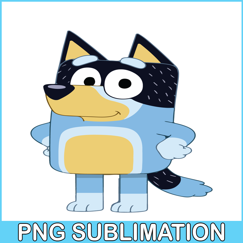 BL22112327-Bluey Bandit SVG PDF PNG Bluey Character SVG Bluey Cartoon SVG.png