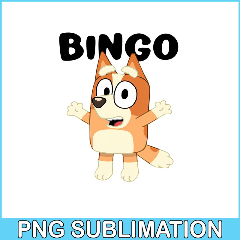 BLP22112303-Adorable Bingo PNG Bluey Character PNG Bluey Movie PNG.png