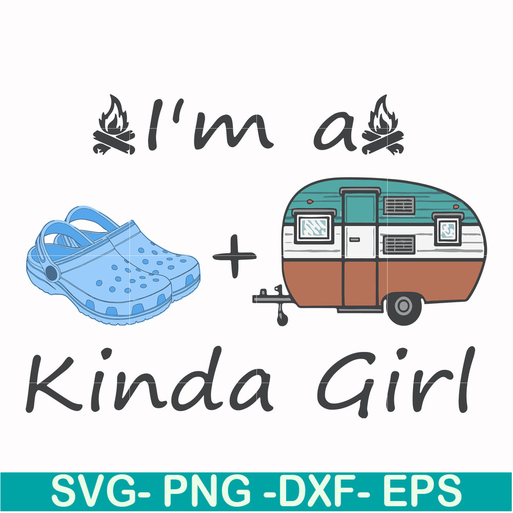 CMP073-I am a kinda girl svg, png, dxf, eps digital file CMP073.jpg