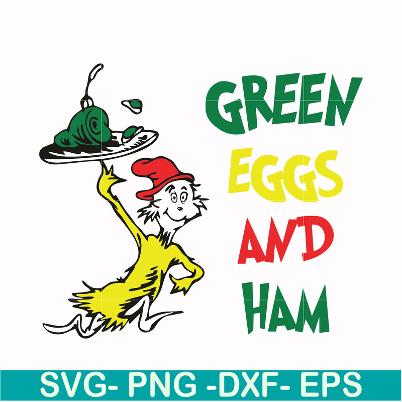 DR000102-Green eggs and ham svg, png, dxf, eps file DR000102.jpg