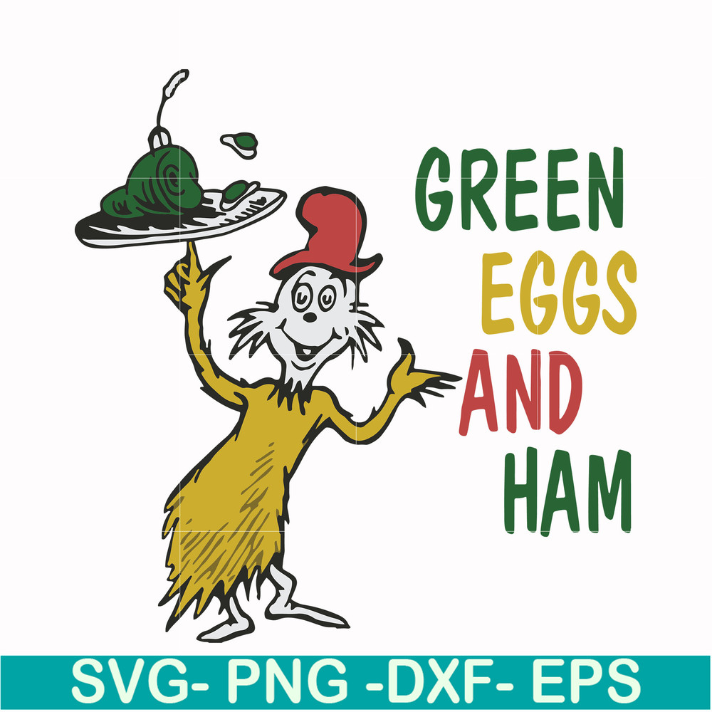 DR000126-Green eggs and ham svg, png, dxf, eps file DR000126.jpg